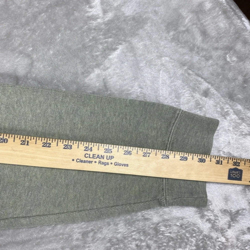 Polo Ralph  Lauren Men's XL Rib Knit Quarter Zip Sage Green Sweater Pony
